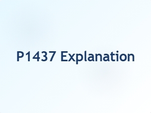 Code P1437 Solution Steps Explained