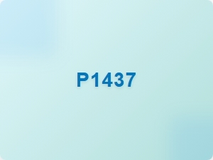 P1437 Vehicle Diagnostic Code Troubleshooting Guide